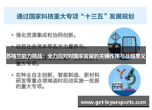 苏格兰能力挑战：全力应对对国家发展的关键作用与战略意义